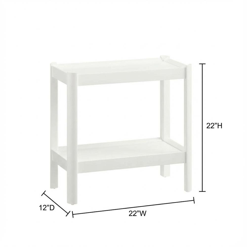White Nightstand, Modern, Transitional Styles, Sleek Design, for Bedroom