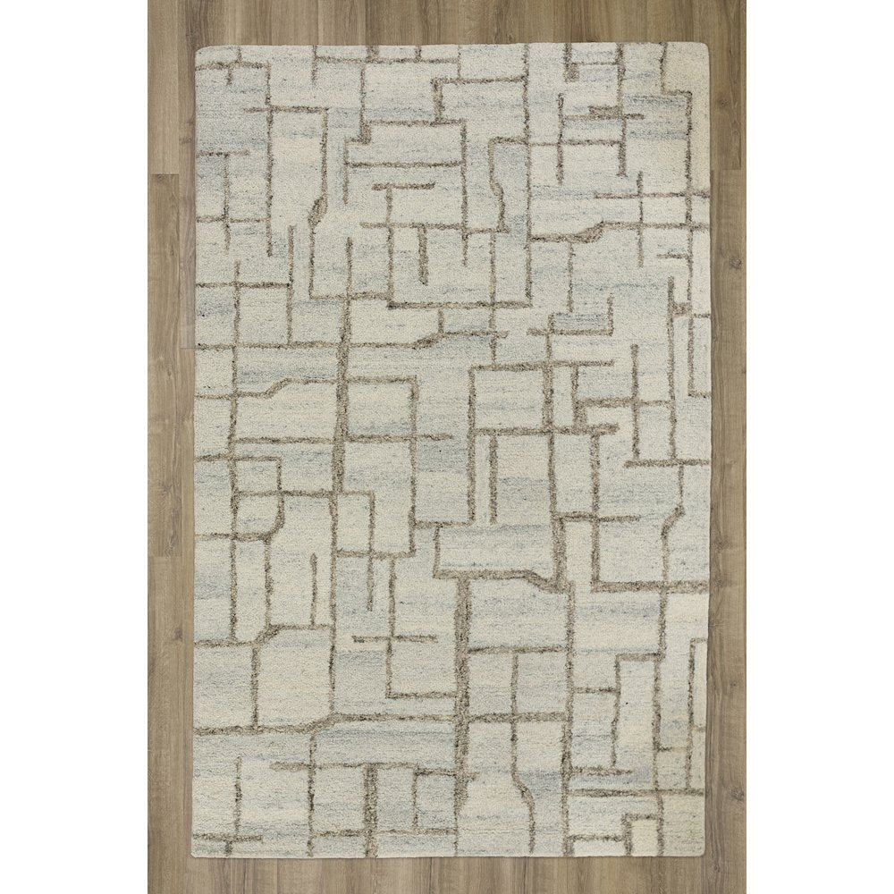 Transitional Abstract 8' x 10' Rug, Brown