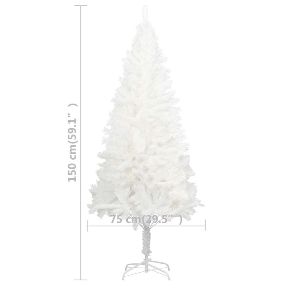 Christmas Tree White PE (Polyethylene), steel 59 in Collapsible