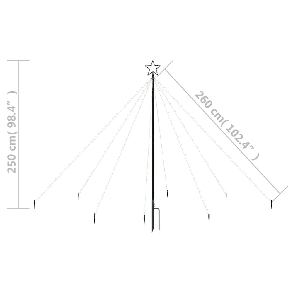 LED Tree Light Warm white LED, Metal