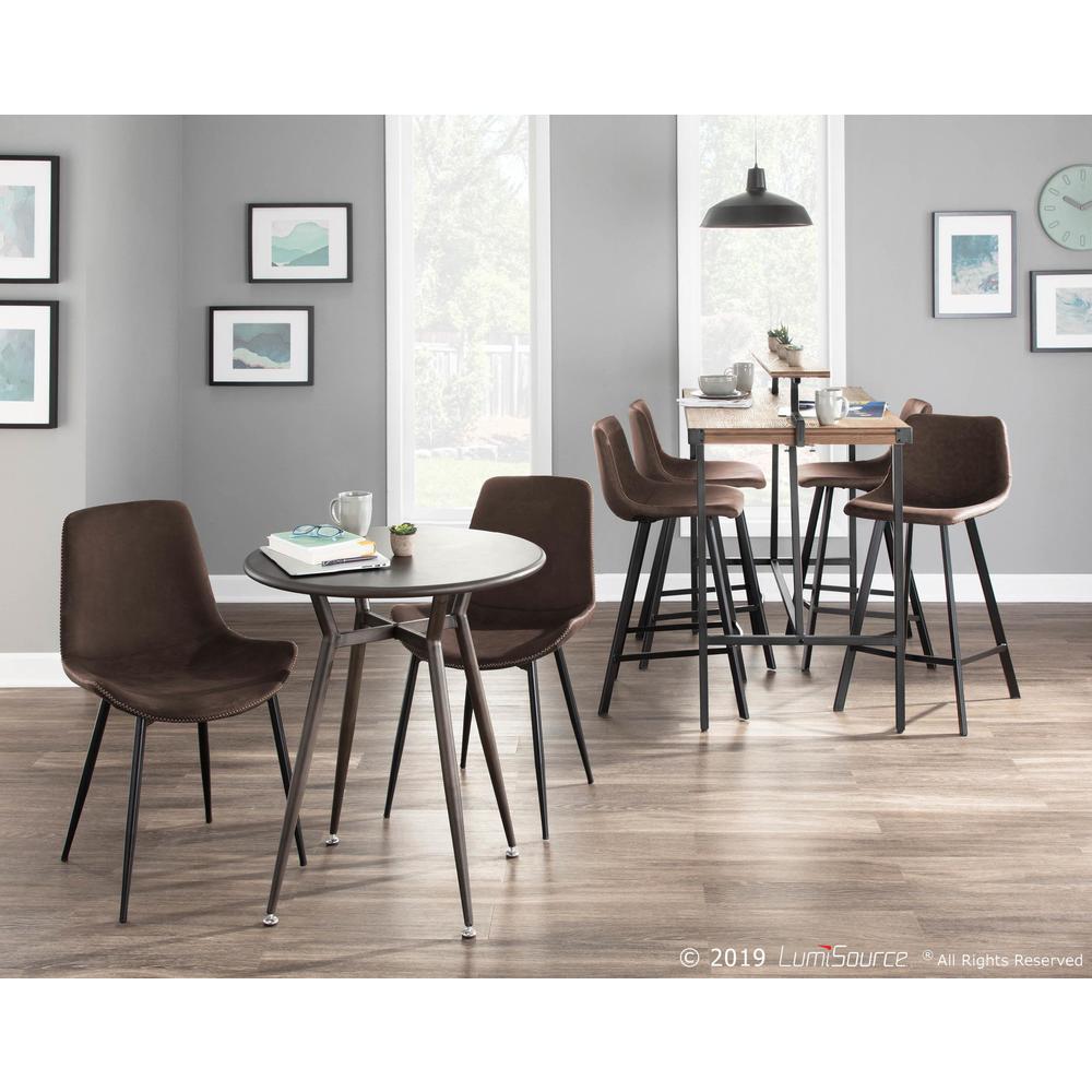 Antique Metal Clara Round Dinette Table