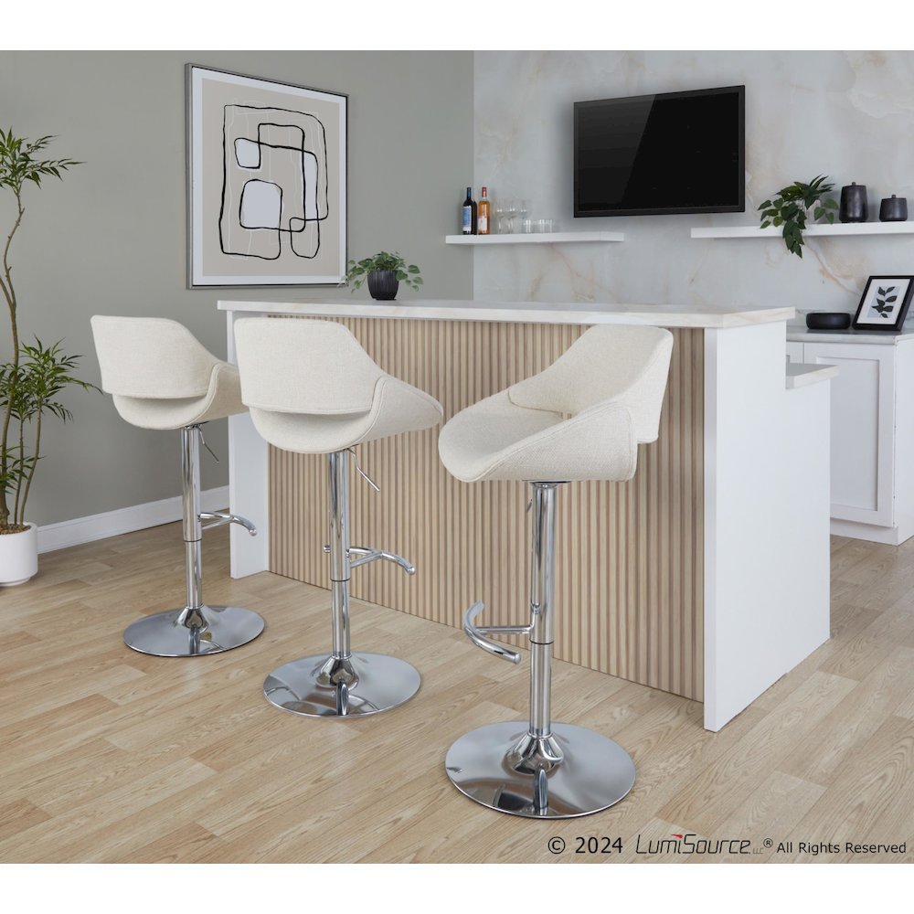 Fabrico Adjustable Barstool - Set of 2