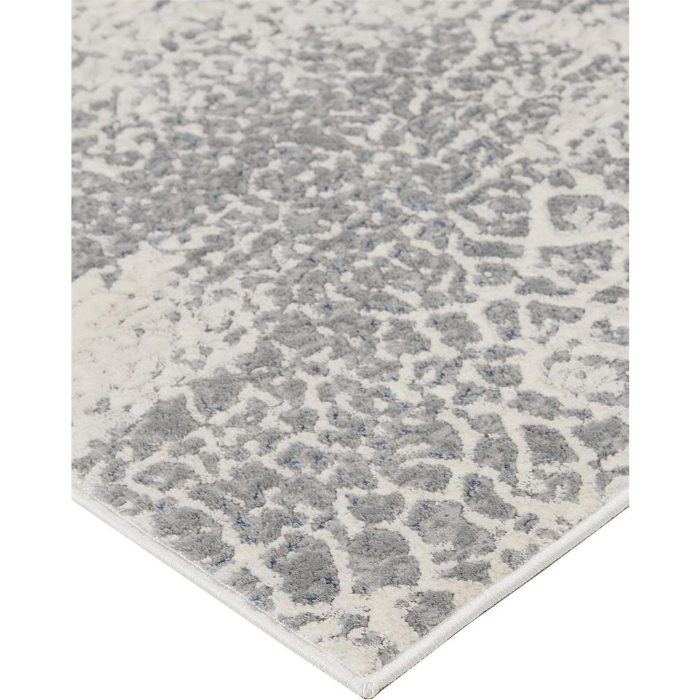Azure Modern Metallic Watercolor Rug, Teal/Gray/Beige, 5ft x 8ft Area Rug, AZR3401FGRYBLUE10