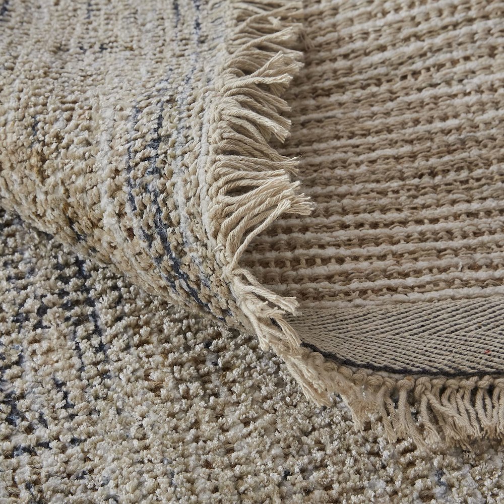 Caldwell Vintage Space Dyed Wool Rug, Latte Tan/Beige, 2ft x 3ft Accent Rug, 8798798FSND000P00