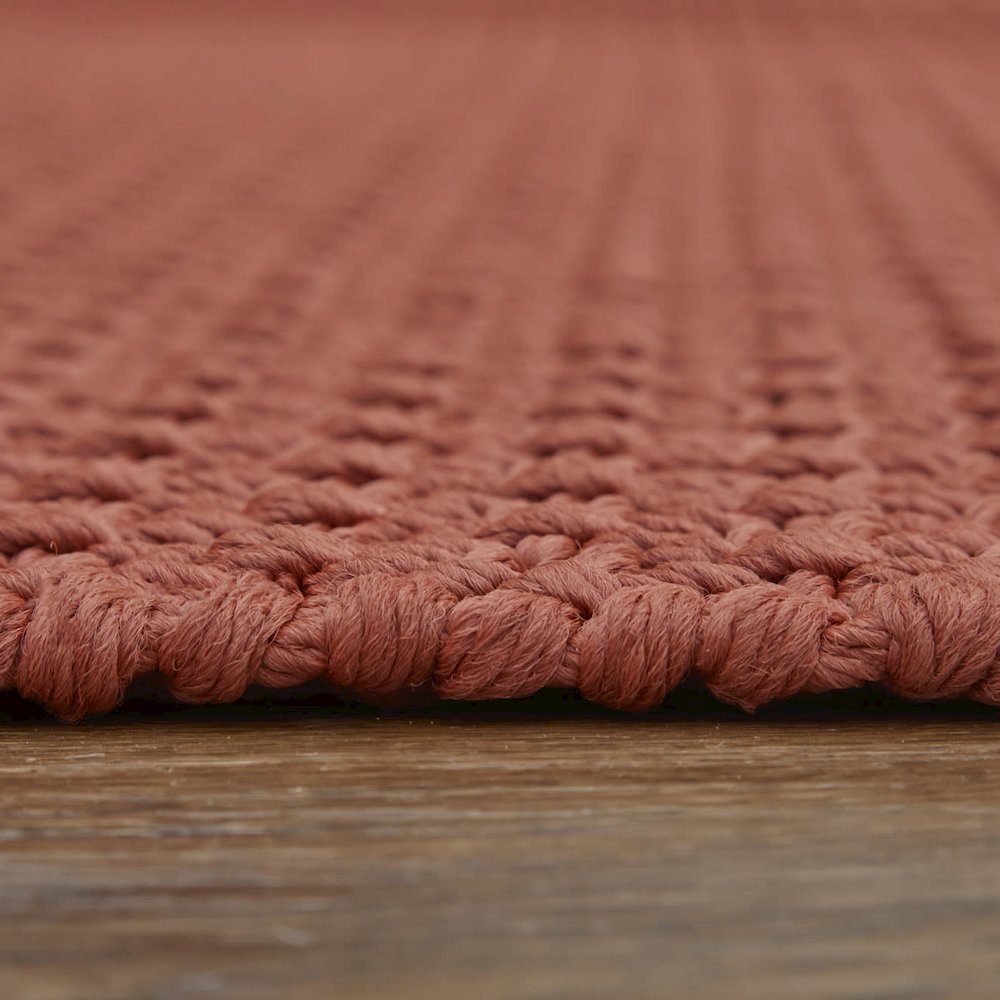 Tito Modern Solid, Red, 9' x 12' Area Rug