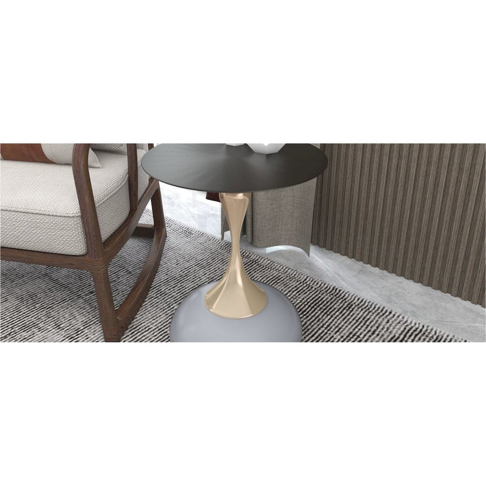 Urbane Collection Modern Dining Chair With Wicker back in Olive Green - Set of 2