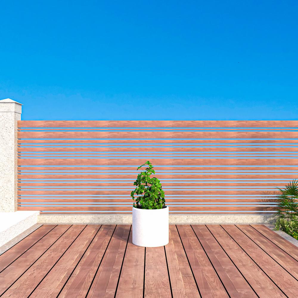 Tundra Series Poly Stone cylindrical Shape Planter in White 16" Dia, 18" High