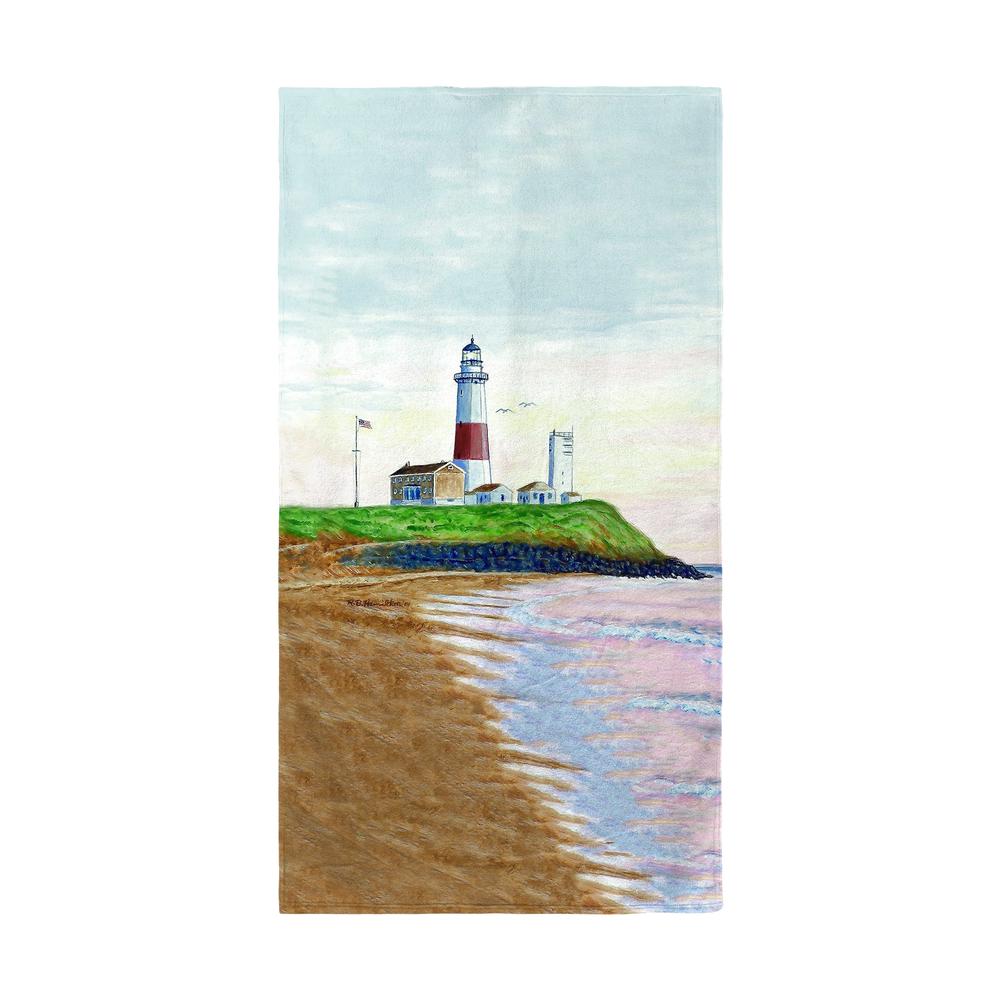Montauk Lighthouse Beach Towel