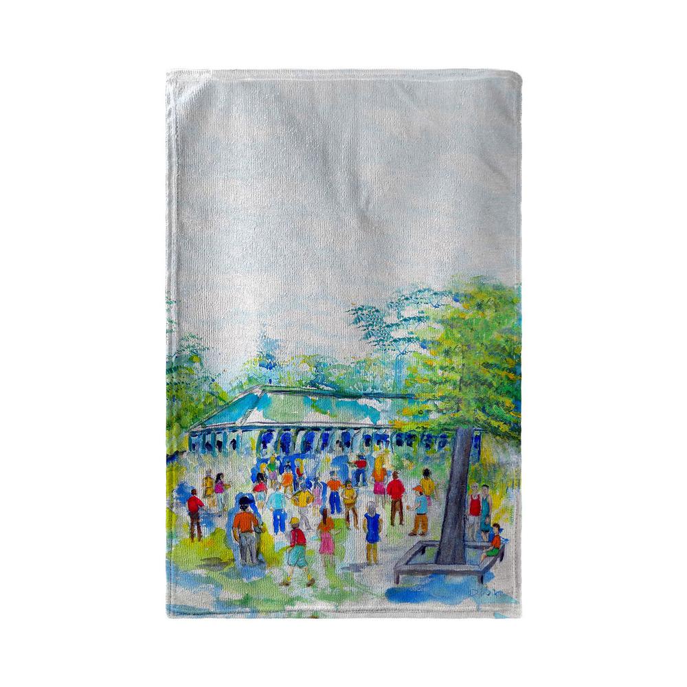 Pavilion Crowd Beach Towel