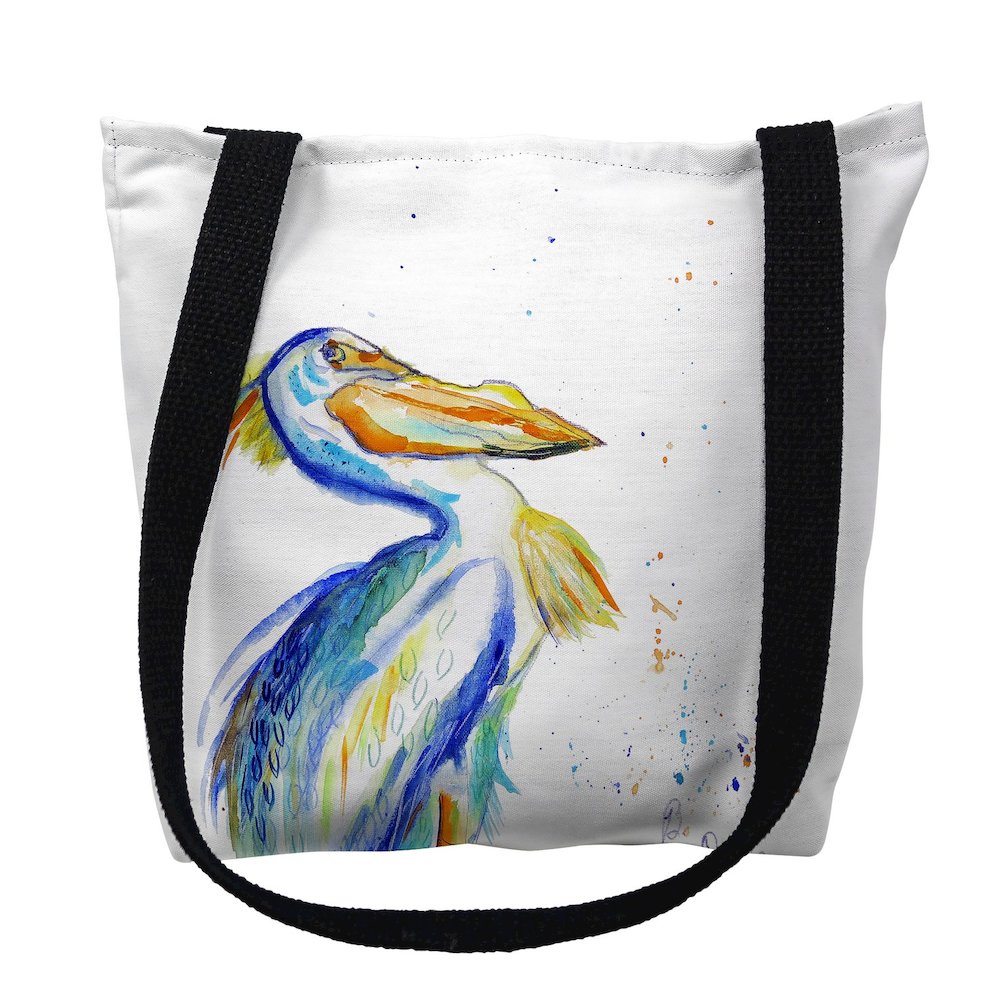 Watercolor Pelican Small Tote Bag 13x13