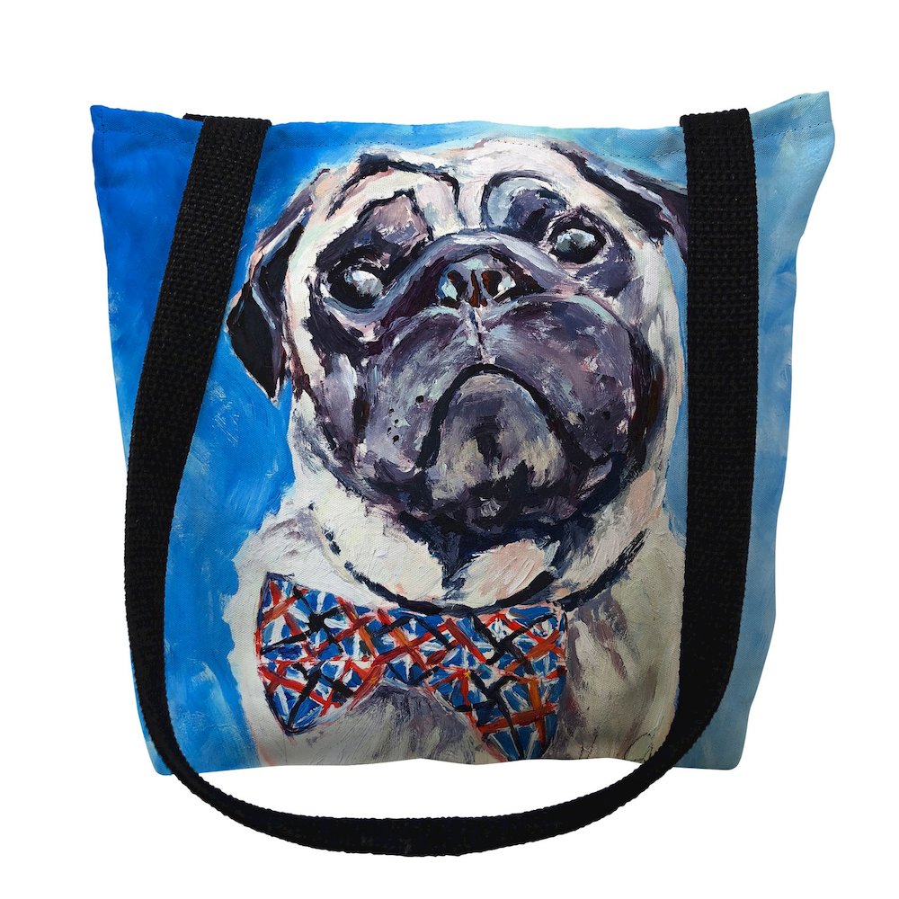Gus Pug Small Tote Bag 13x13