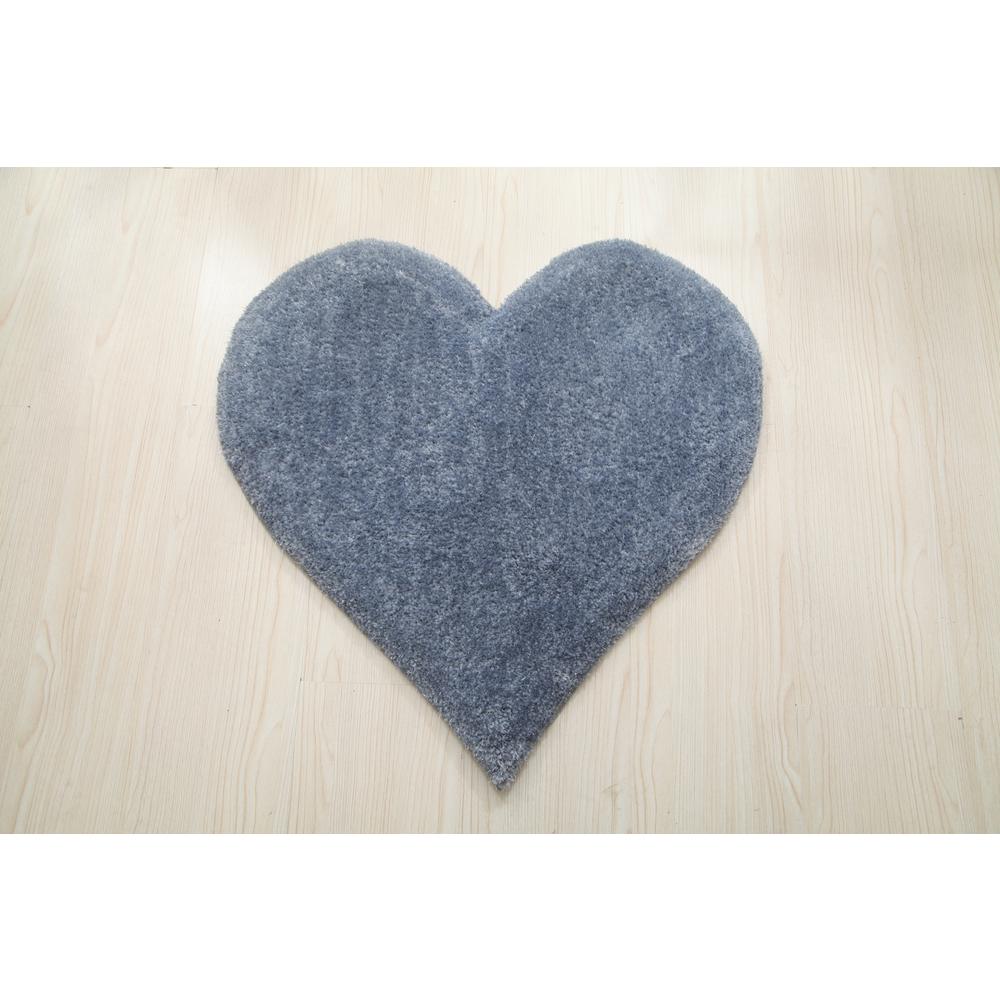HEART SILVER/GREY 2'4 X 2'4