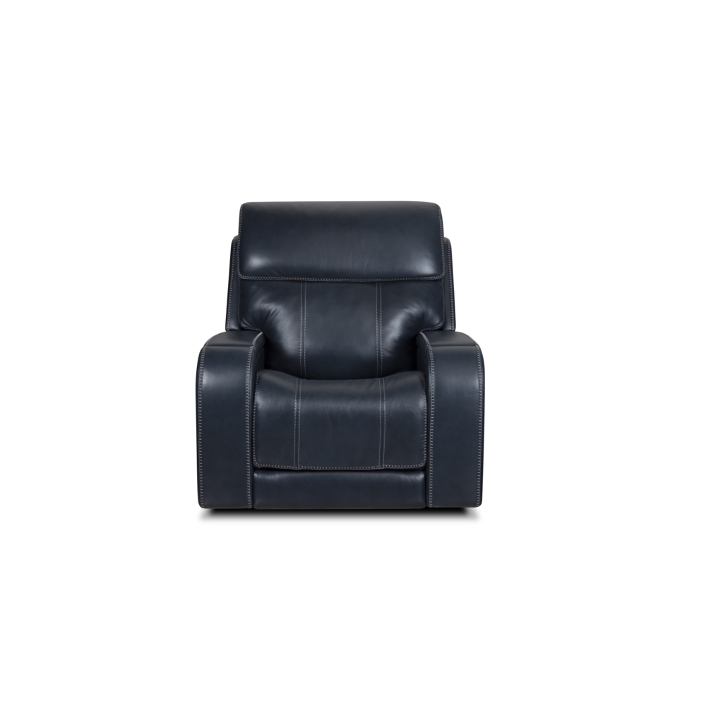 Glenwood Power Recliner w/Power Head Rest & Power Lumbar (Lay Flat)