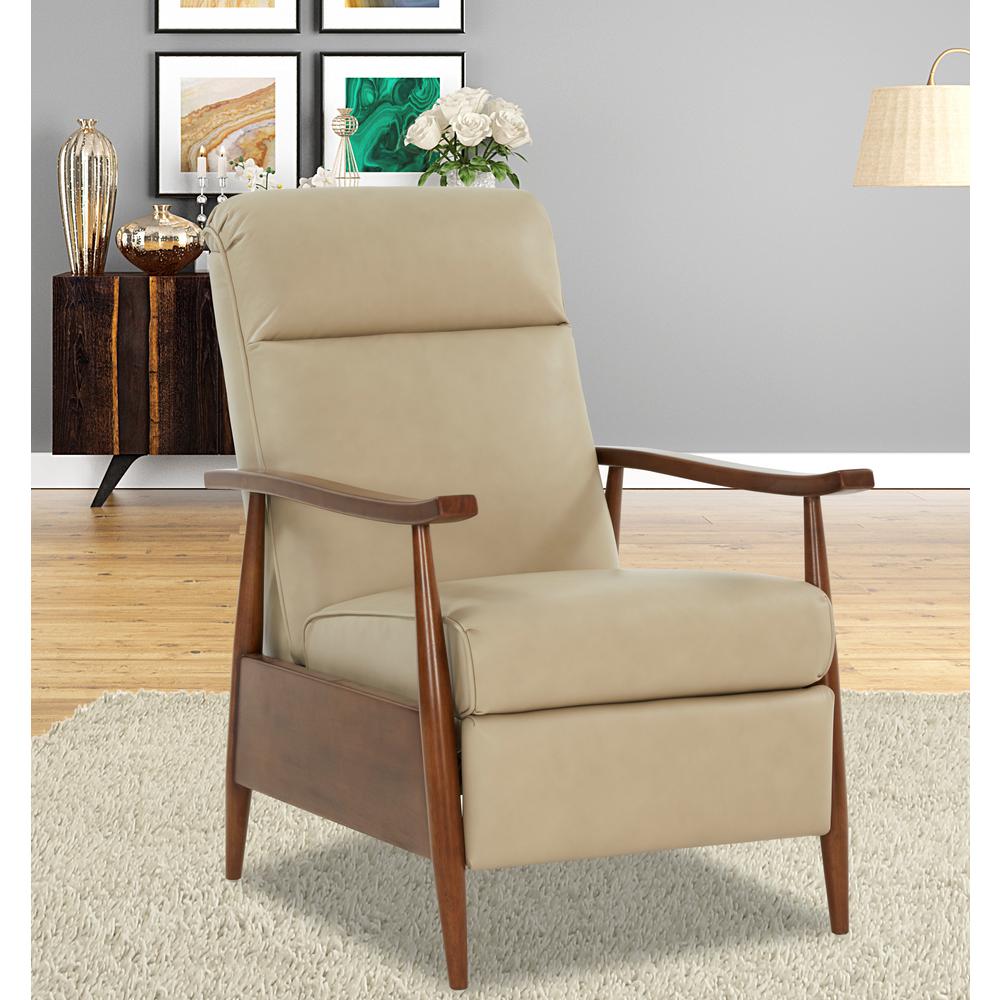 Hampton Push Thru The Arms Recliner