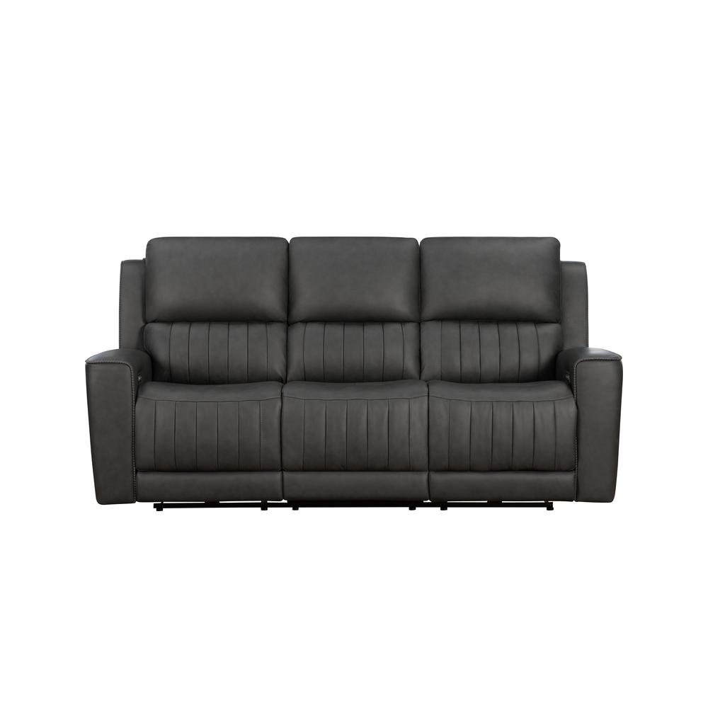 Sofa w/Power Head Rests, Power Lumbar & Drop Down Table w/2 Cup Holders