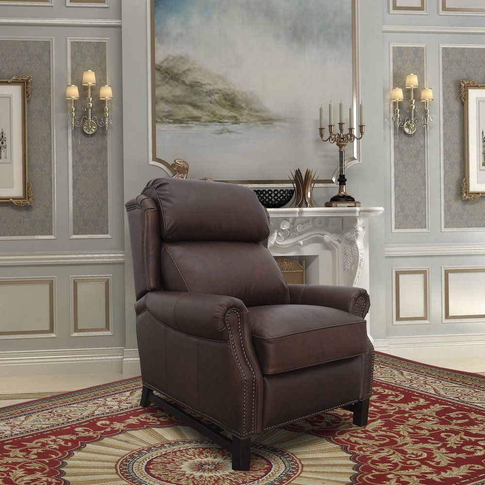 Thornfield Push Thru The Arms Recliner