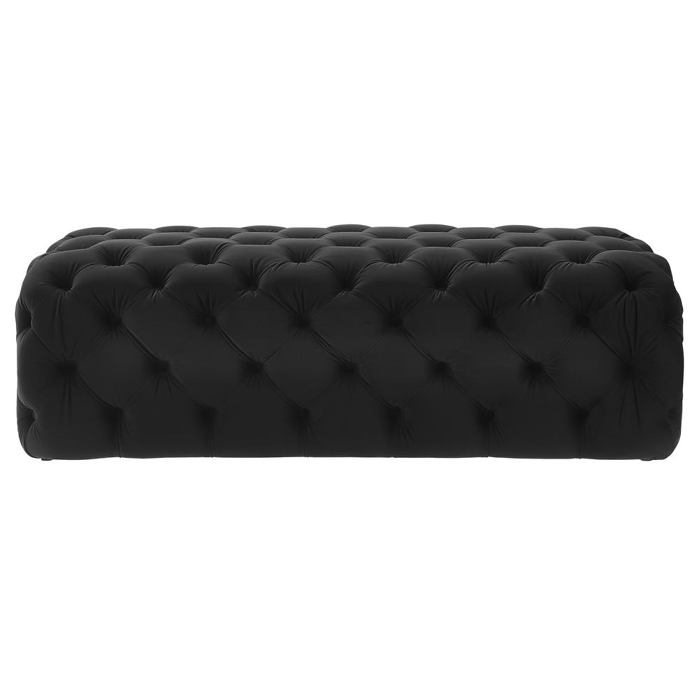 Opulent Velvet Jumbo Ottoman, Belen Kox