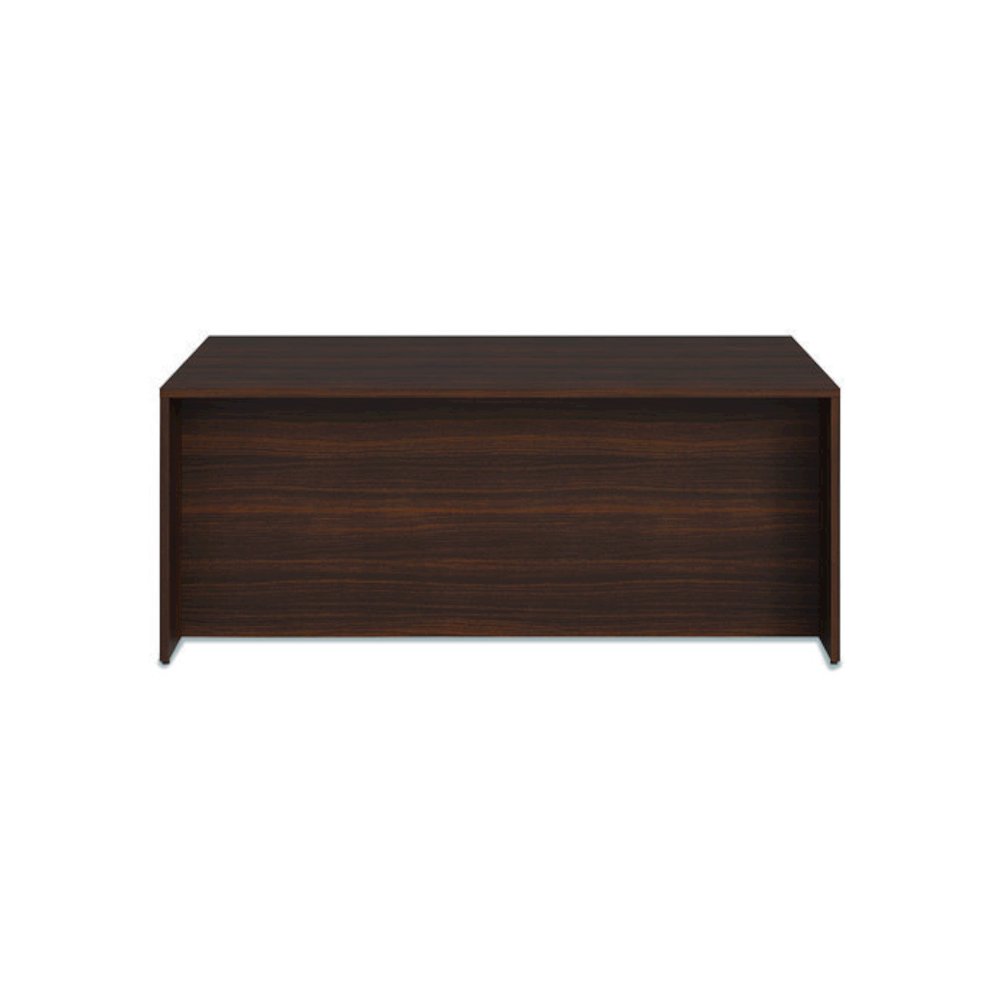 Alera Seville Series Double Pedestal Desk, 72" x 36" x 29", Mahogany