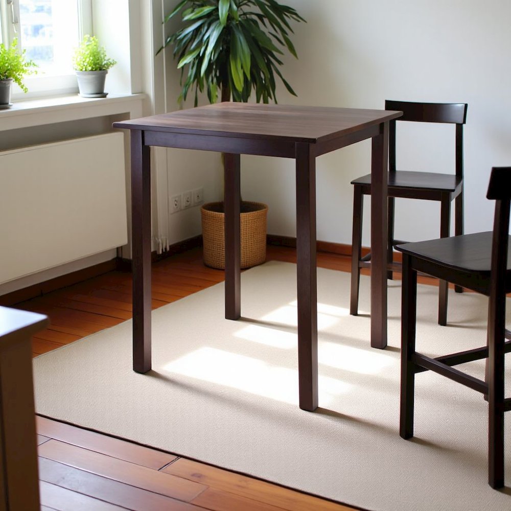 Square Pub Table – Bar Height Dining Table for Kitchen or Bistro
