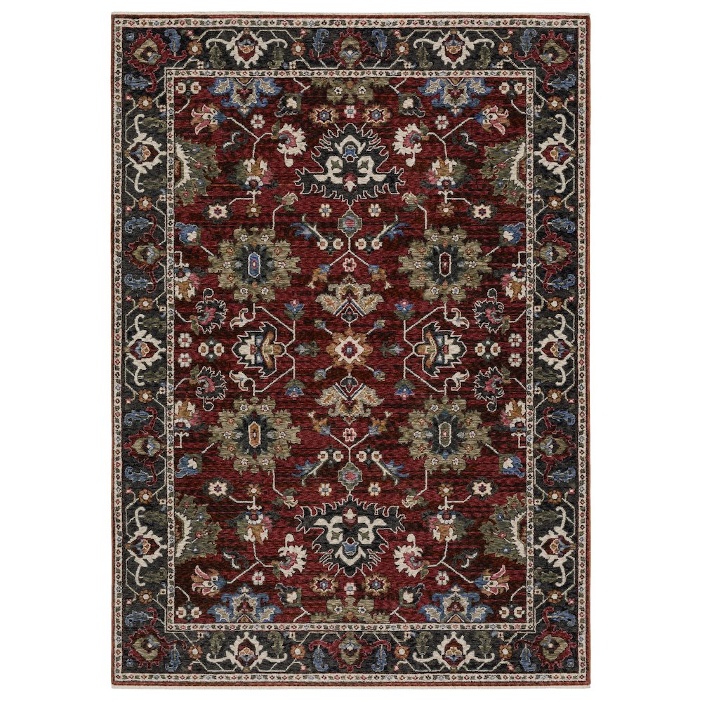 HASTINGS HA03V3'10" X 5' 5" Red color rug