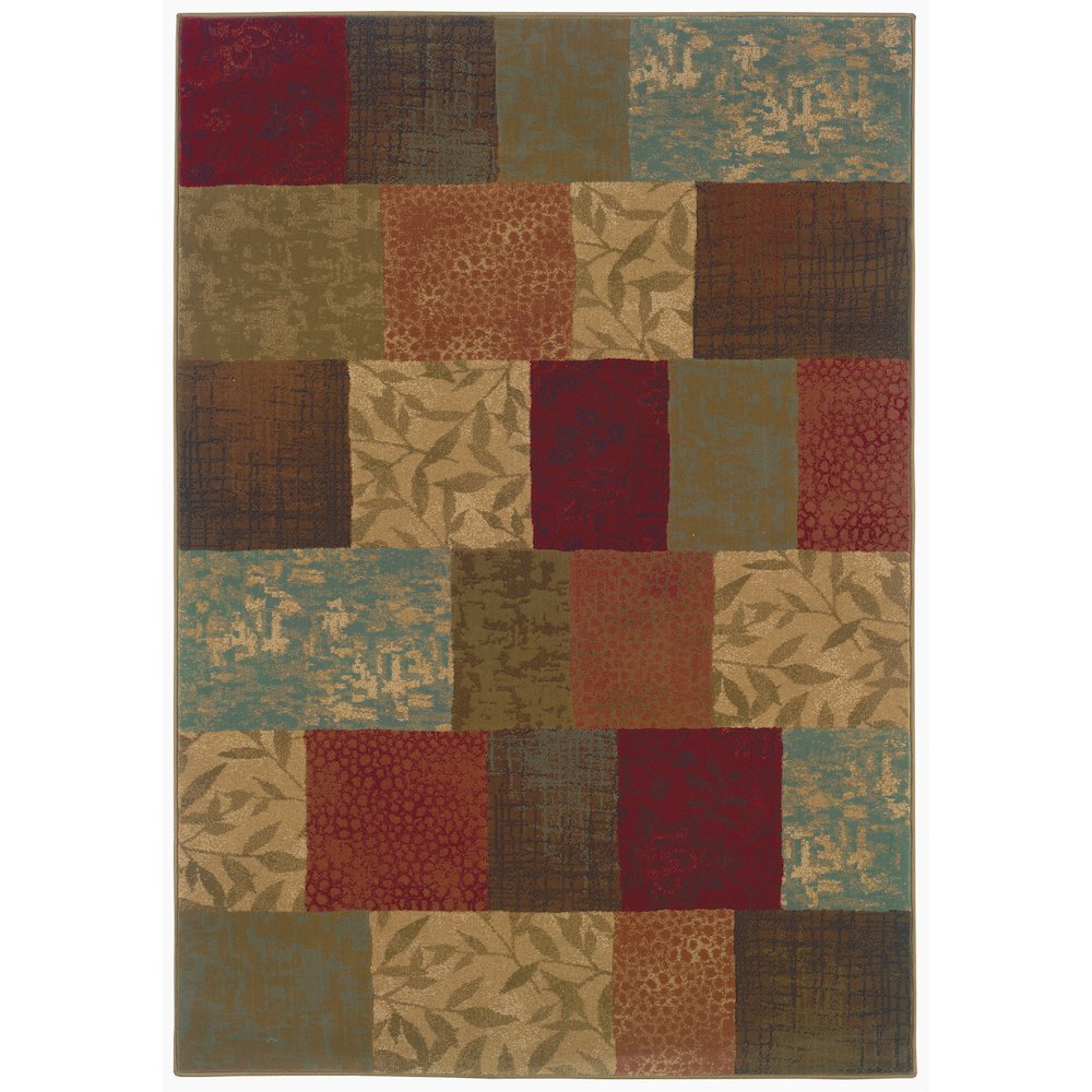 HUDSON Green 3'10 X 5' 5 Area Rug