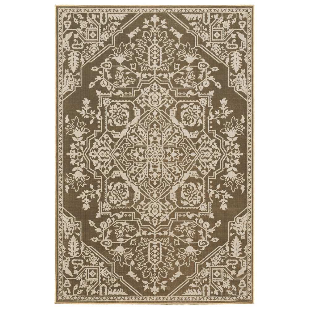 INTRIGUE Gold 5' 3 X 7' 6 Area Rug