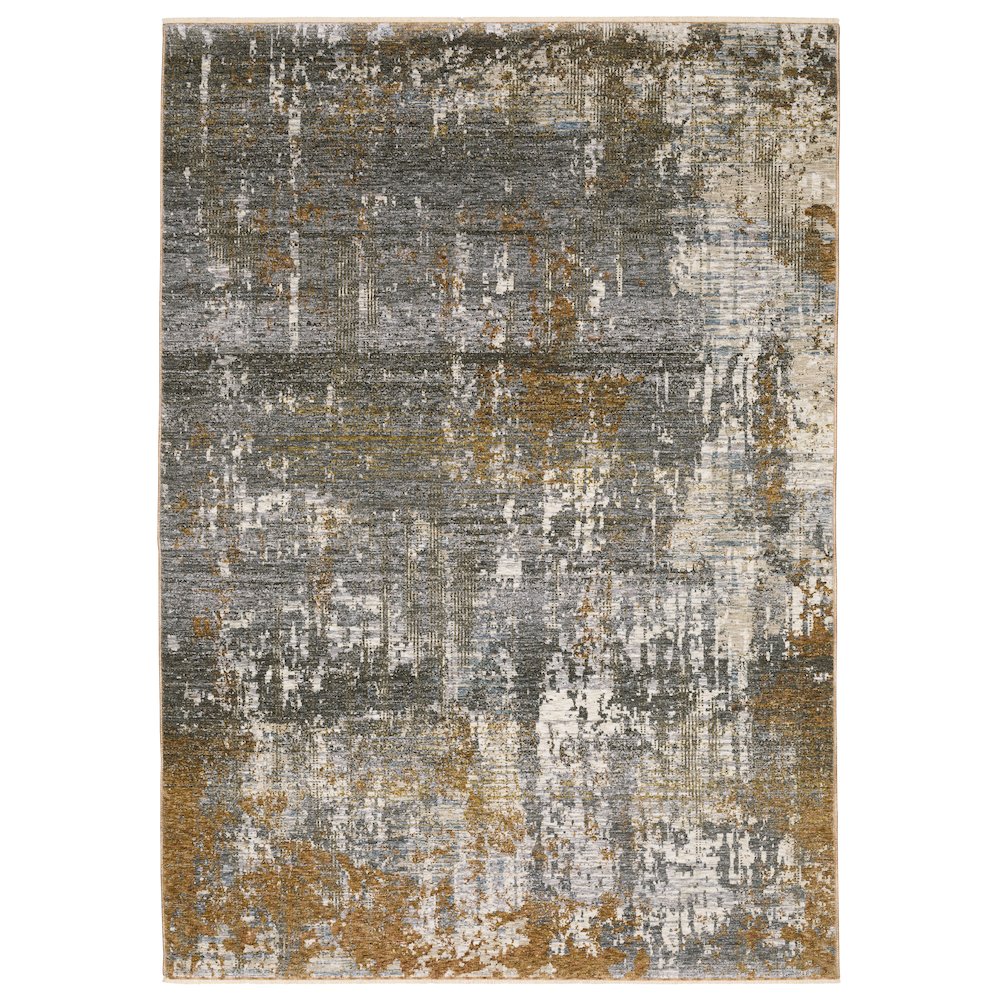 HAYDEN Grey 6' 7 X 9' 6 Area Rug