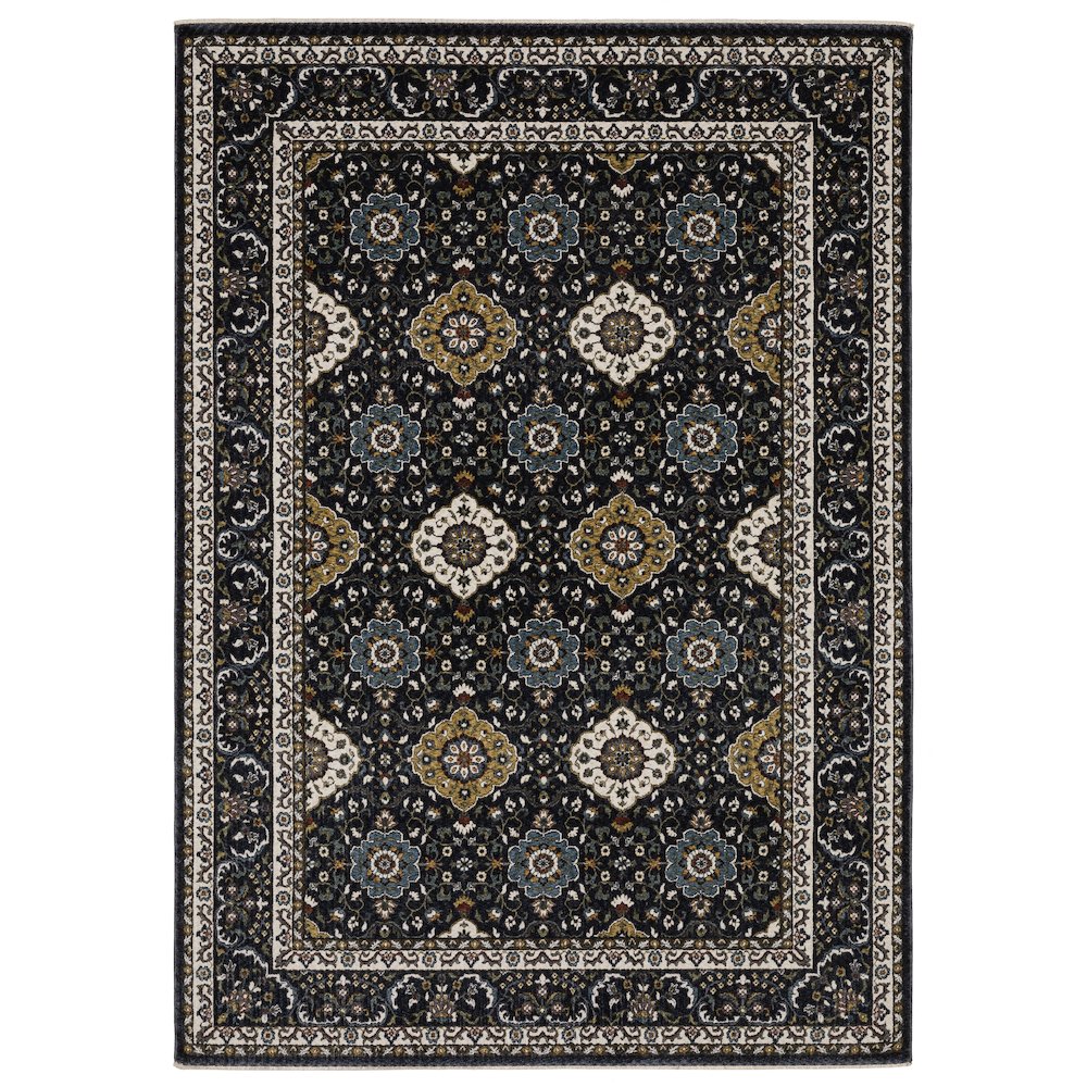 VIVIAN VI04C6' 7" X 9' 6" Navy color rug