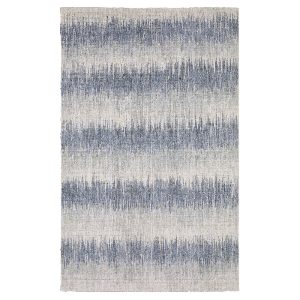 Casual Rug 10' X 14' Size in Blue/ Ivory Color