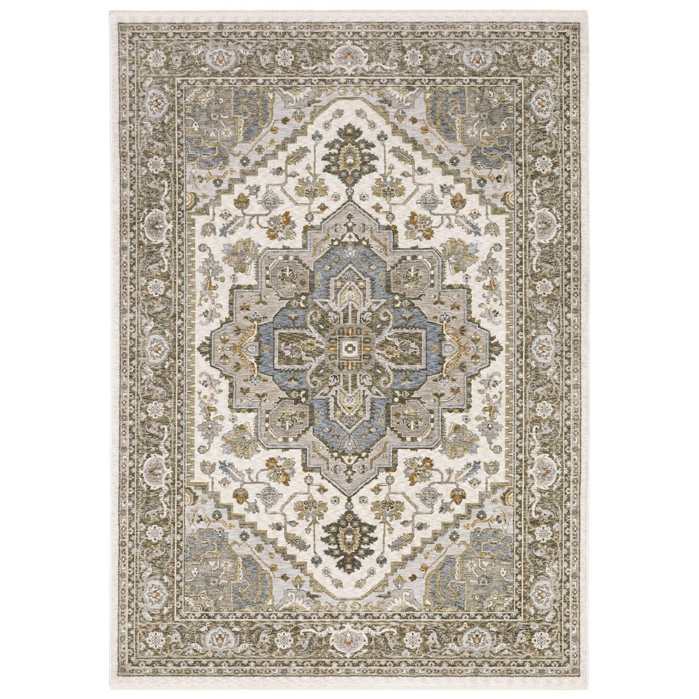 MAHARAJA Ivory 7'10 X 10'10 Area Rug