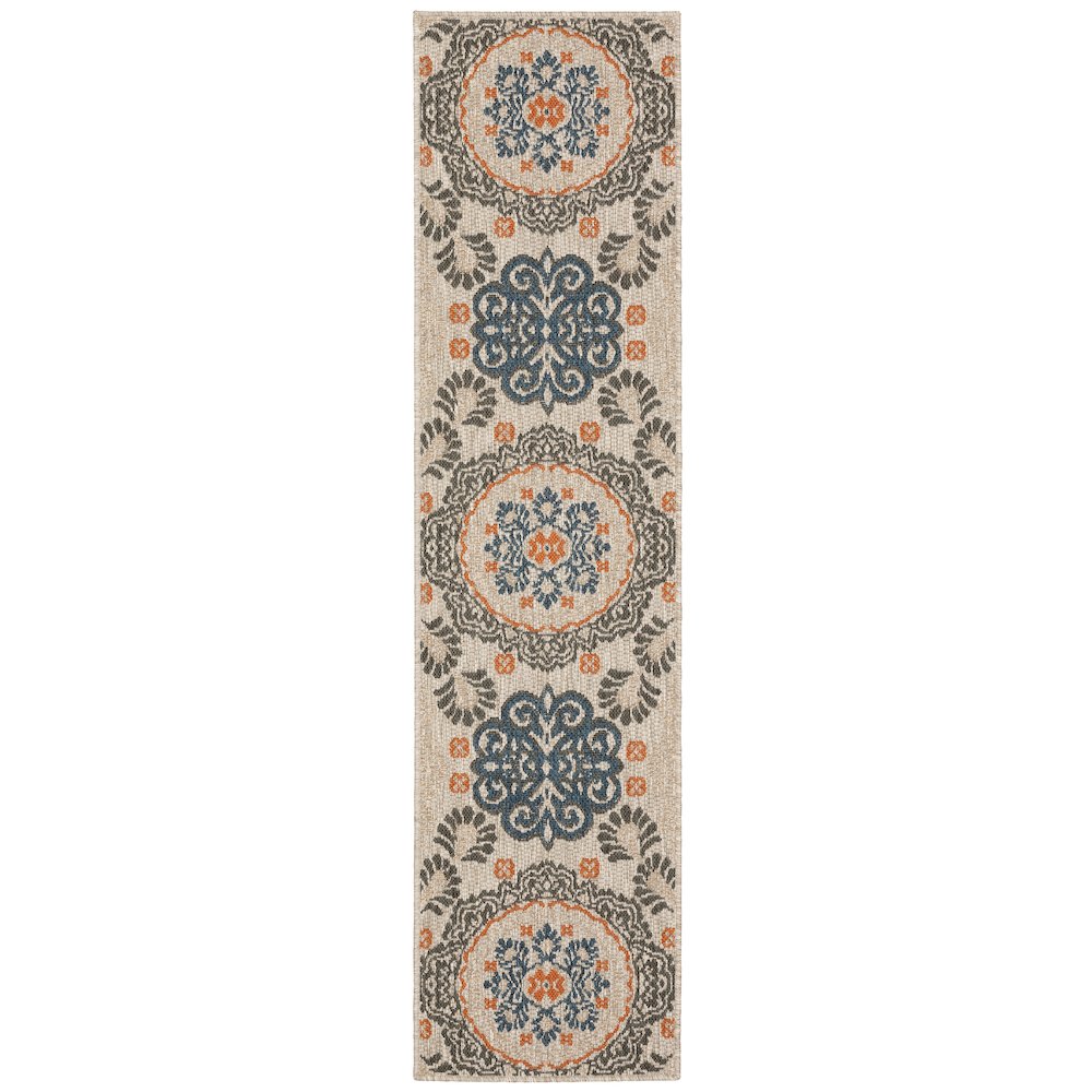 LATITUDE Grey 1'10 X 7' 6 Area Rug