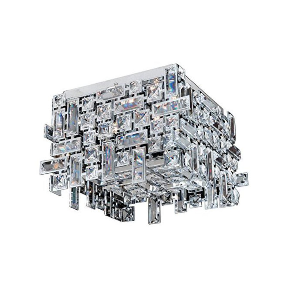 Vermeer 4 Light Square Flush Mount