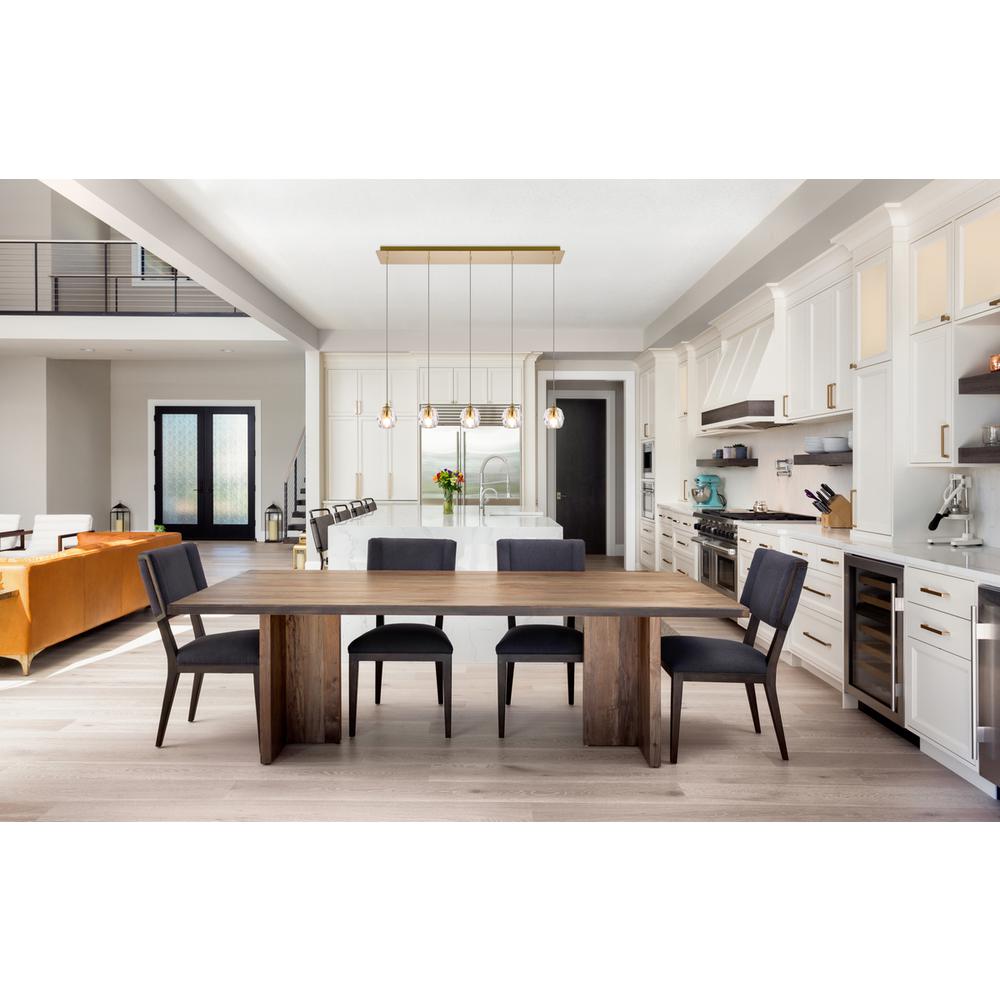 Eren 5 lights Gold pendant