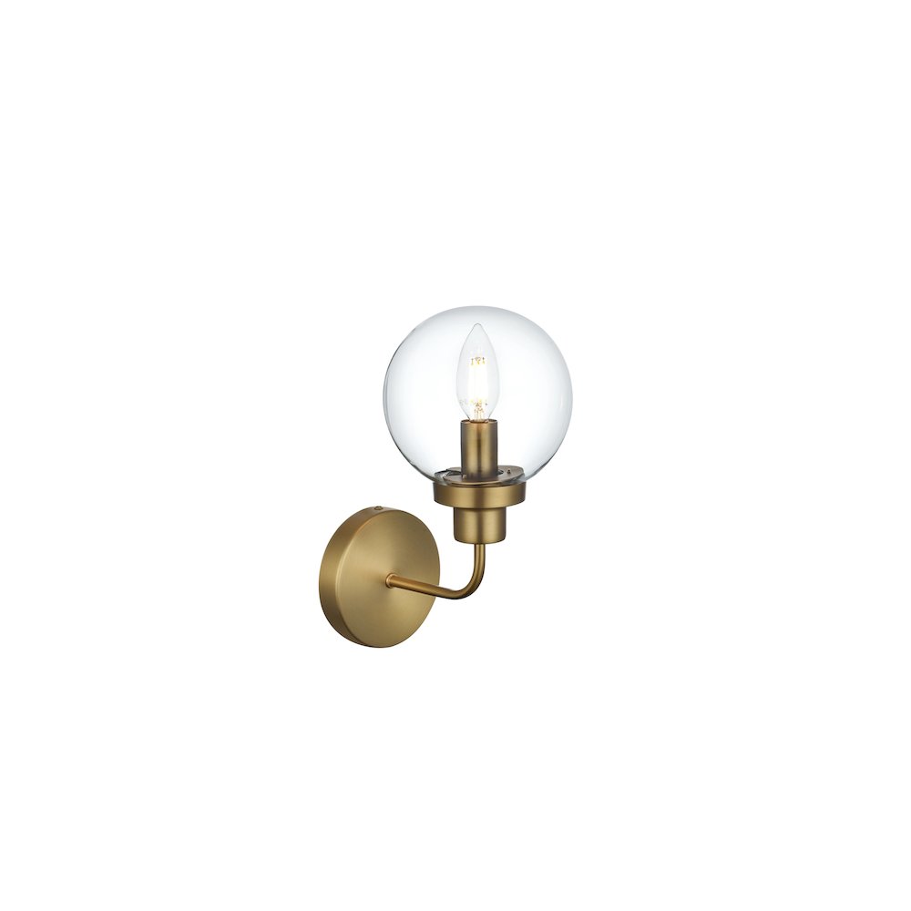 Hanson 6 inch Wall Sconce in Satin Gold