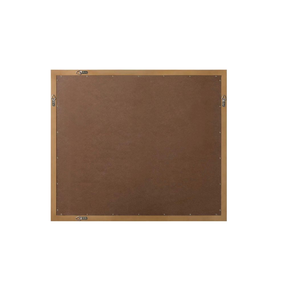 Noah Wooden Rectangle Mirror 42 x 36 in Linen Oak