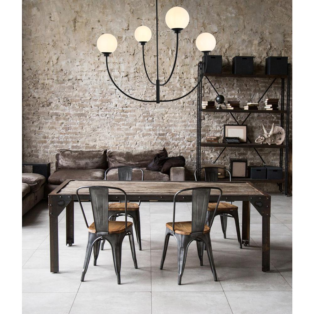 Nyomi 42 inch chandelier in Black