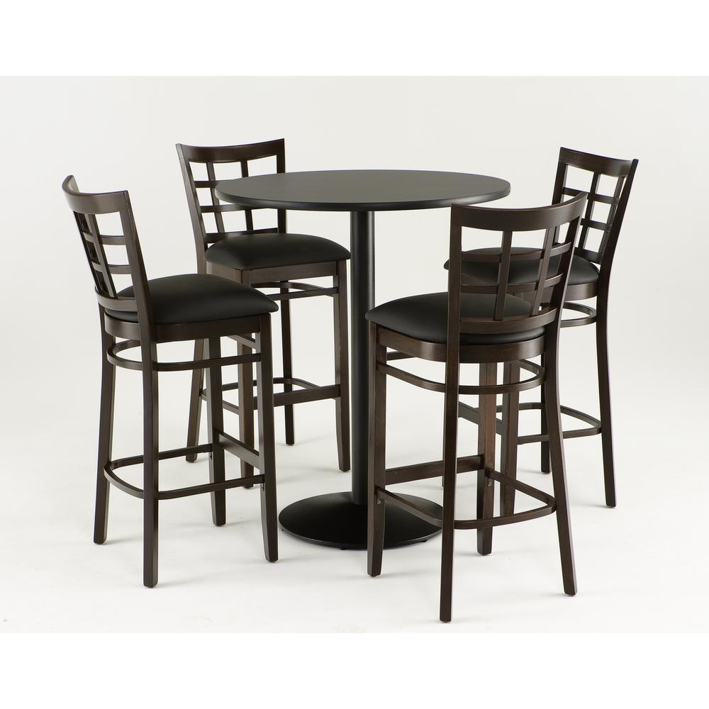 3130 25" Counter Stool with Dark Cherry Finish and Graph Cork Seat
