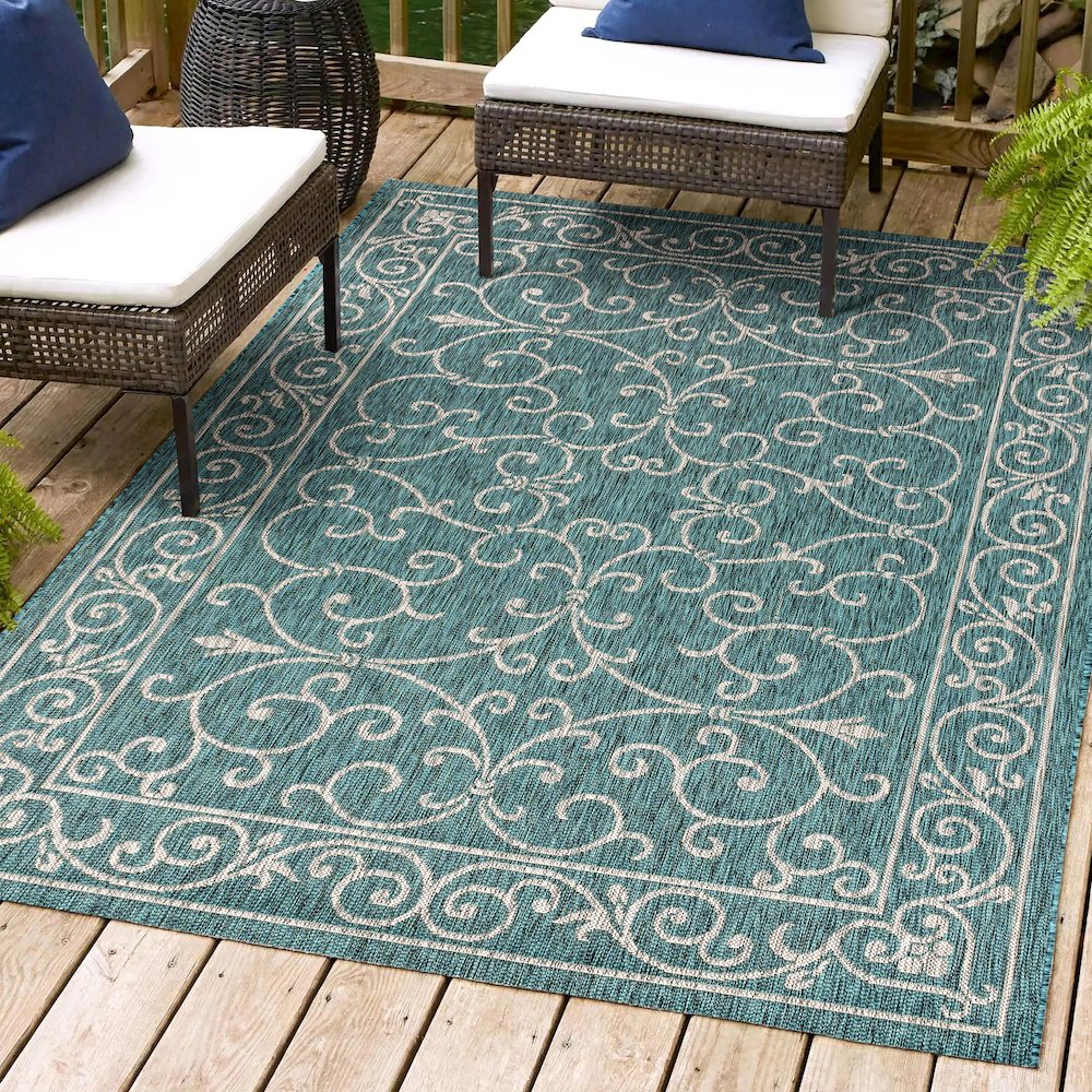 Charleston Vintage Filigree TetuWeaveIndoor/Outdoor Rug
