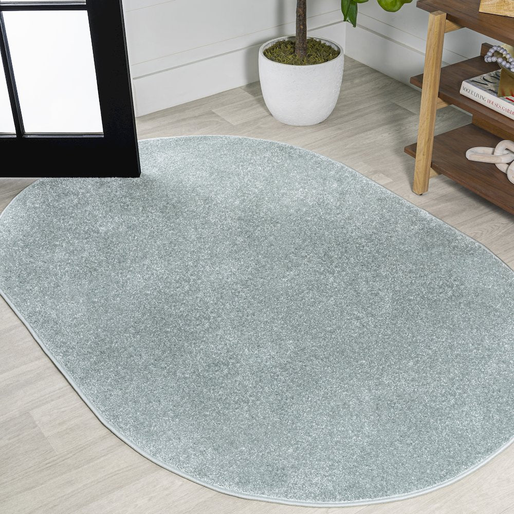 Haze Solid Low Pile Area Rug