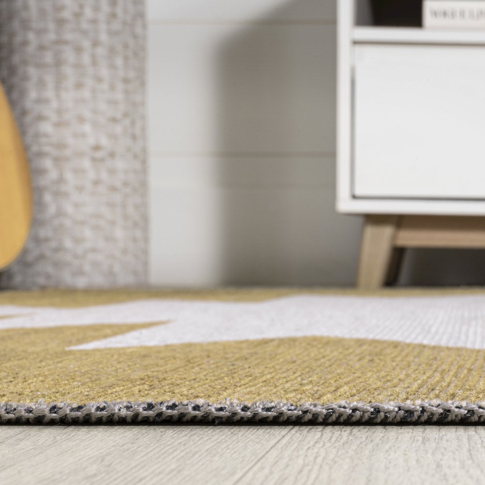 Chayton Minimalist Geometric Machine Washable Area Rug