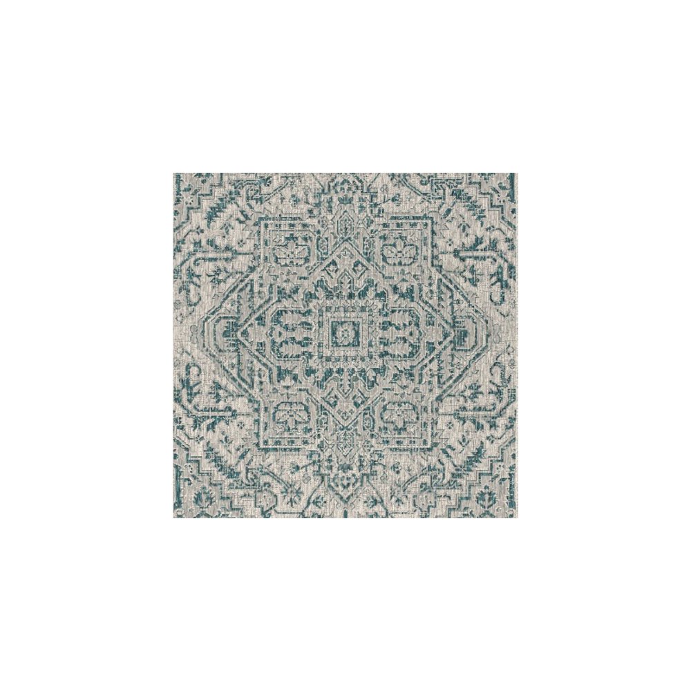 Estrella Bohemian Medallion TetuWeaveIndoor/Outdoor Rug