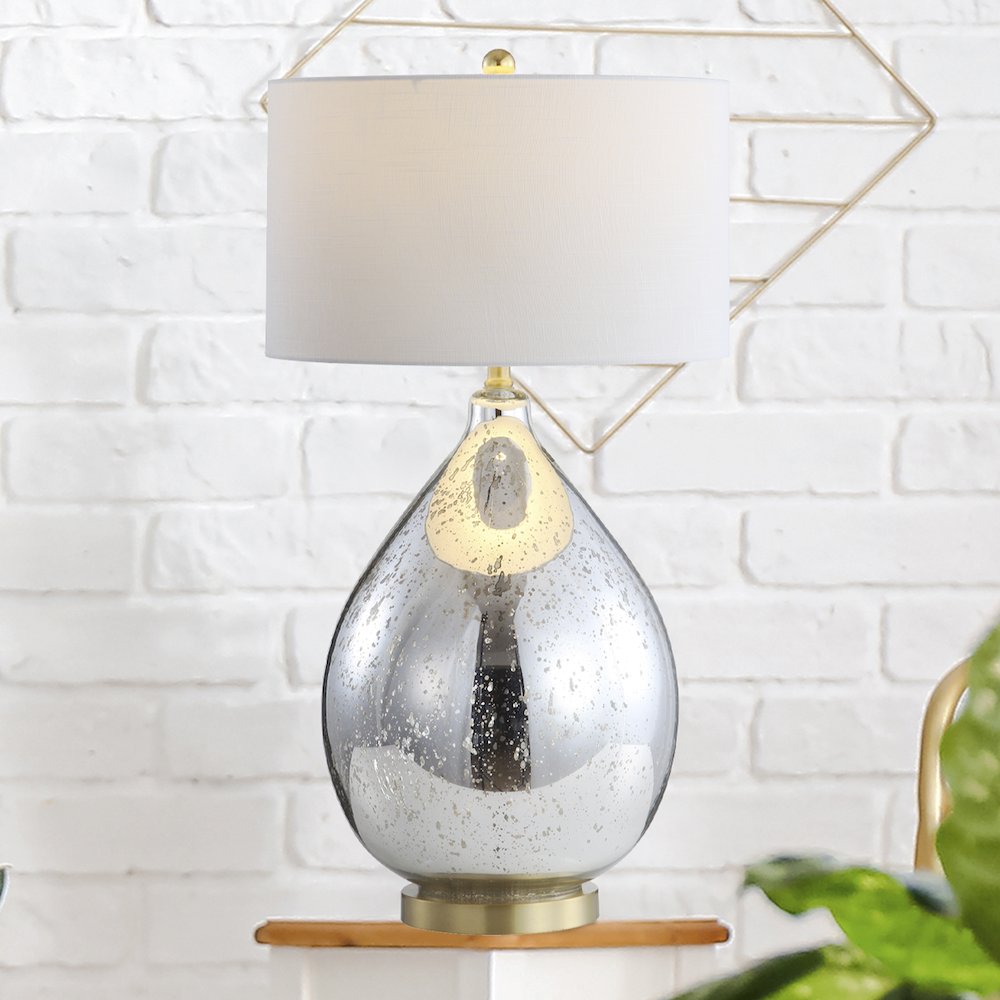 Sasha Glassmetal Led Table Lamp