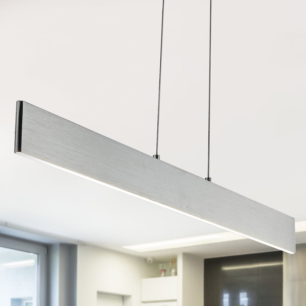 Draper Dimmable Adjustable Integrated Led Metal Linear Pendant