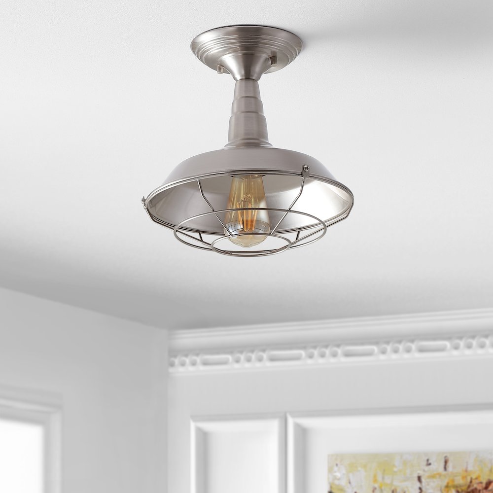 Gabe Metal Led Semi Flush Mount