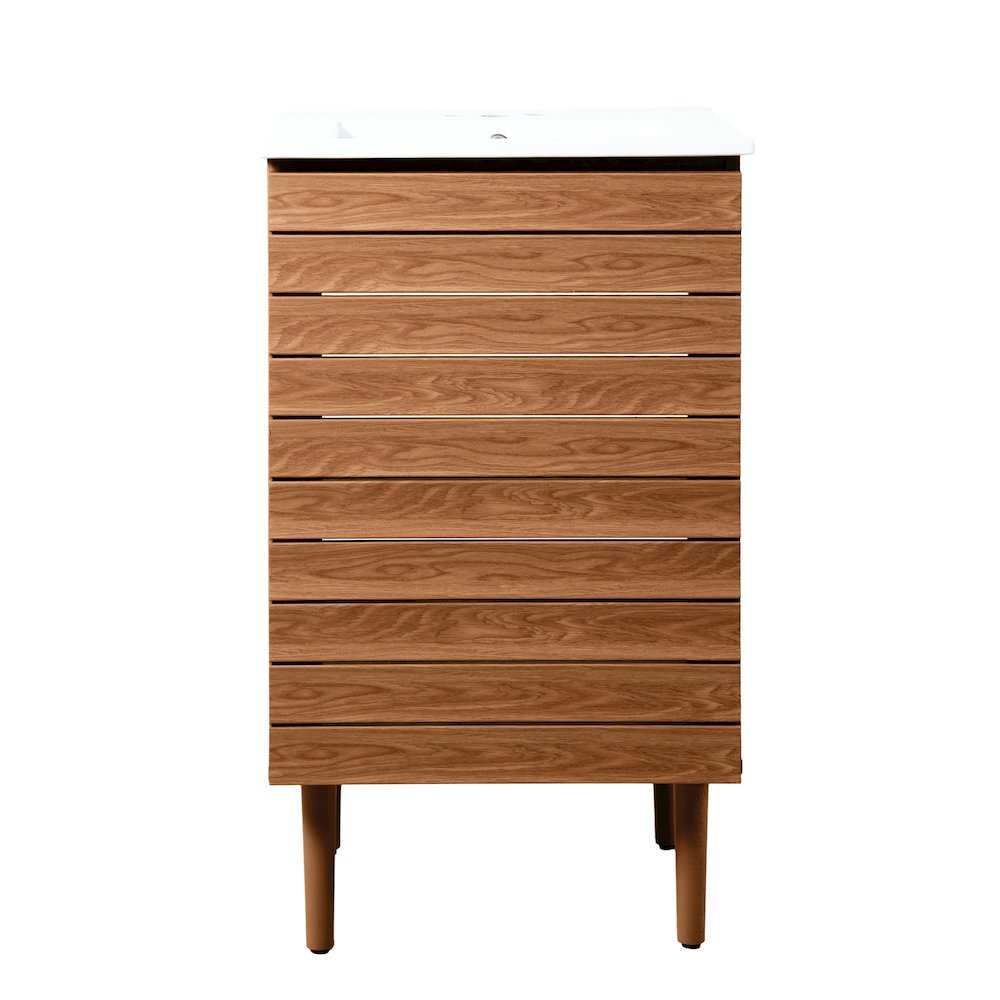 2-Shelf Bath Vanity Cabinet Only (Sink Basin Not Included)
