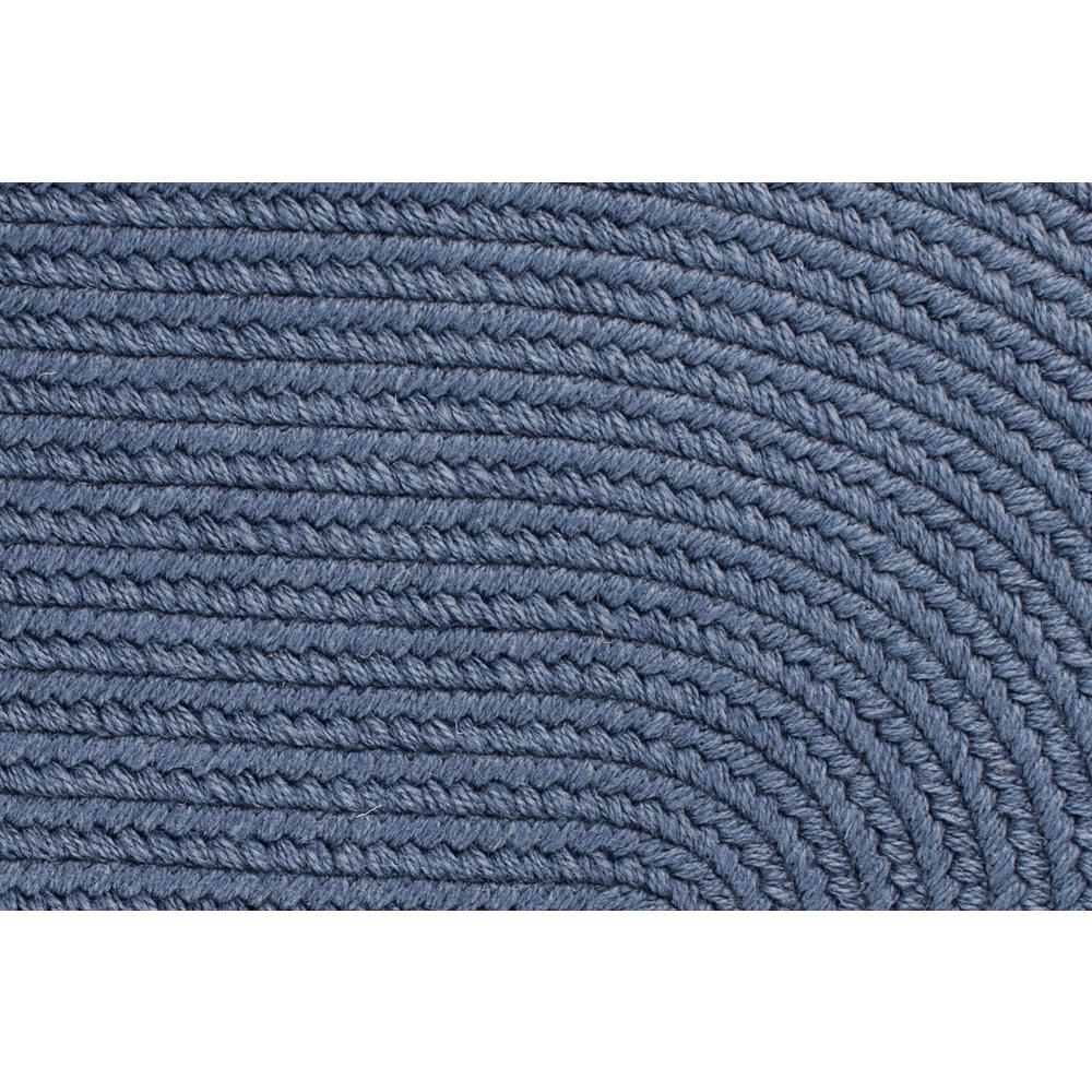 Solid Sailor Blue Wool 4' Round