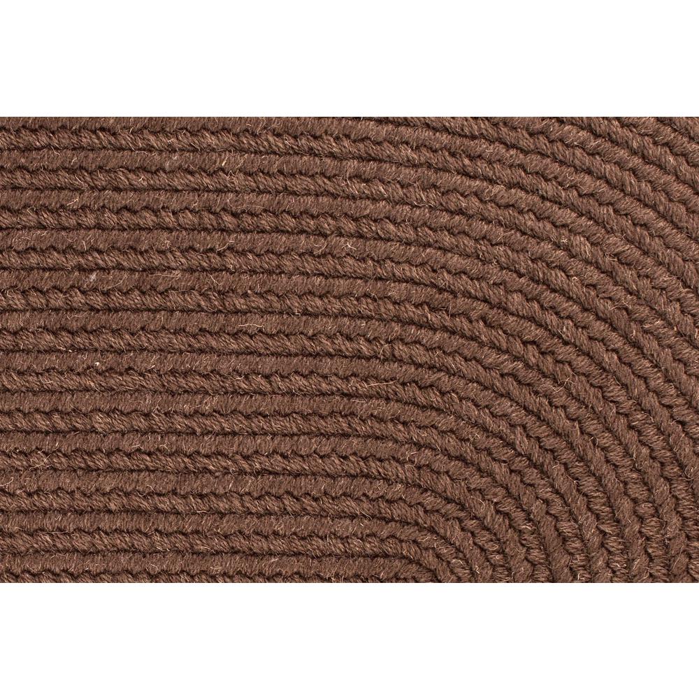 Solid Walnut Wool 10X13 Oval
