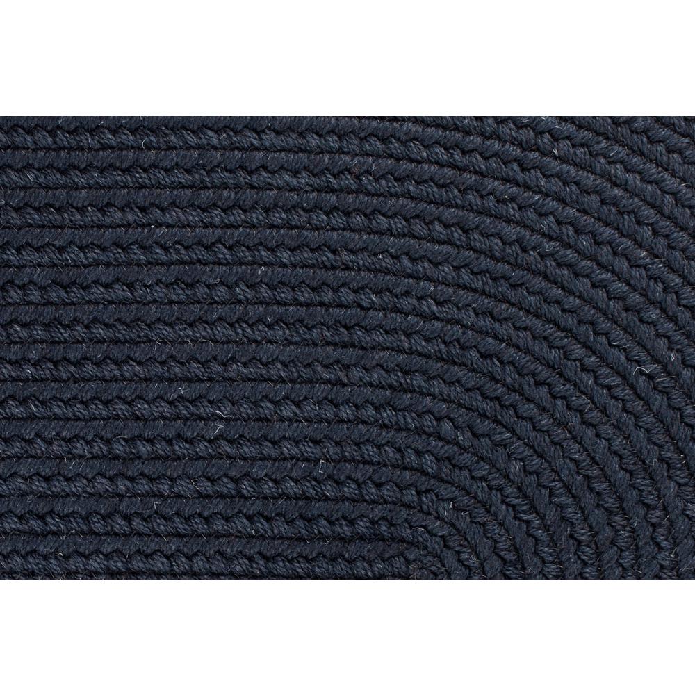 Solid Navy Wool 8' Round