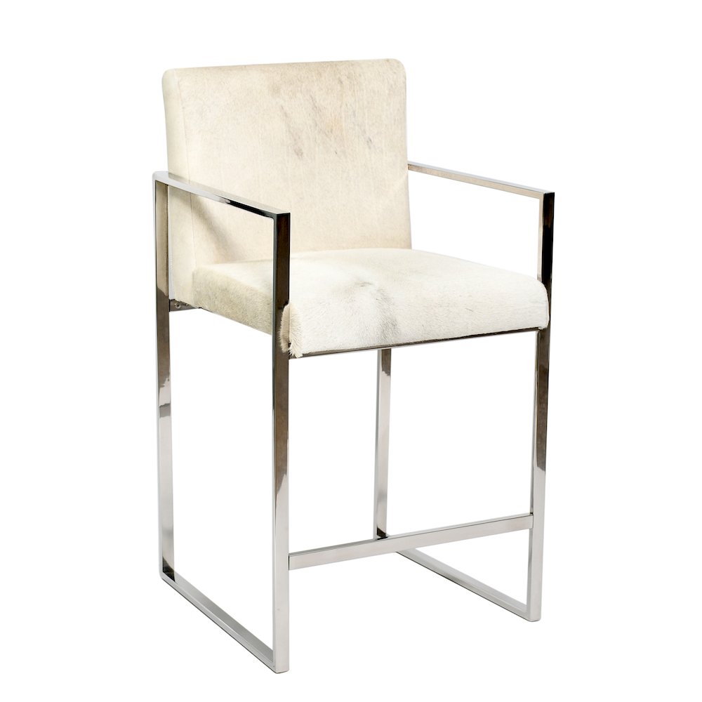 Bethel International Living Room Chair in Chrome Color