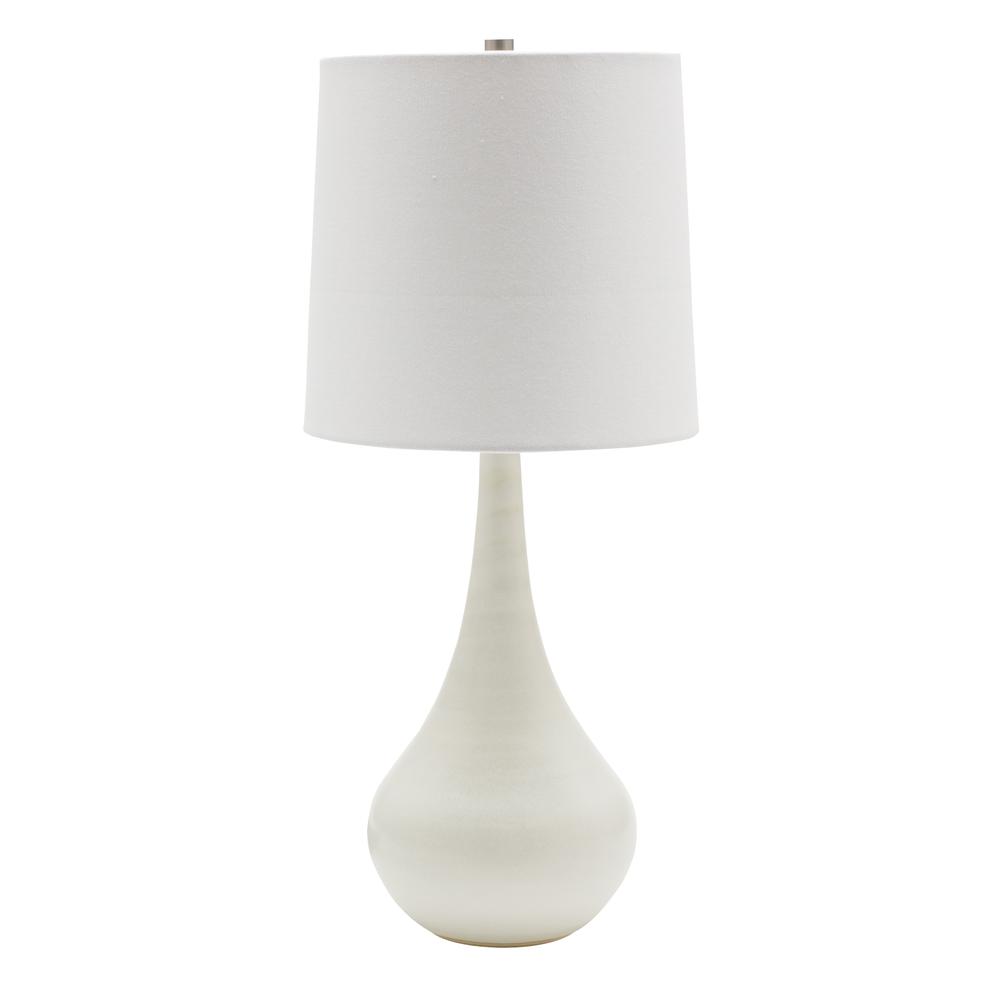 Scatchard 22.5" Stoneware Table Lamps in White Matte